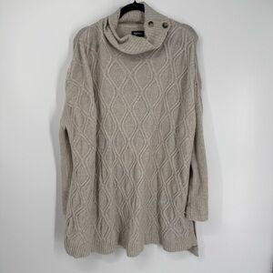 Barbour Cream Cowl Neck Sweater